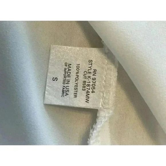 NWT KRISA REVOLVE Off One Shoulder Sexy Flowy White Tank Top Blouse Size Small - Picture 5 of 6